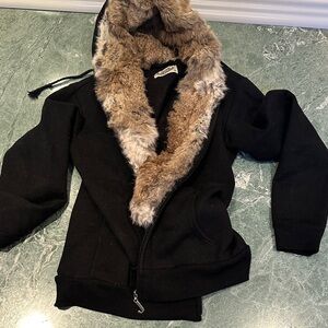 Juicy Jacket with Faux Fur Trim (detachable)